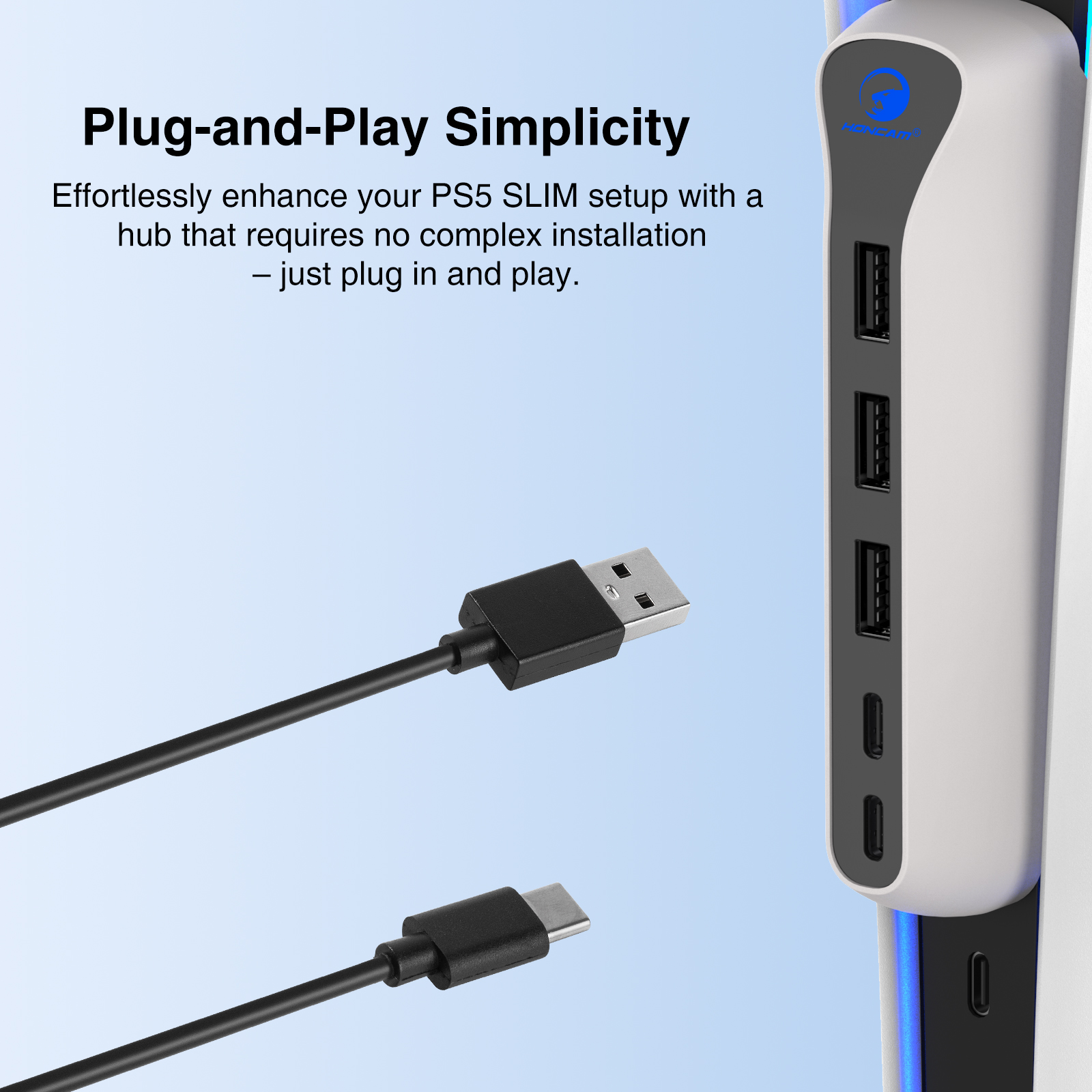 PS5 Slim USB2.0 Hub